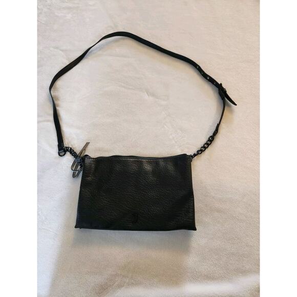 Juicy Couture Quilted Cream & Black Small Shoulder/ Crossbody Purse - Picture 9 of 14